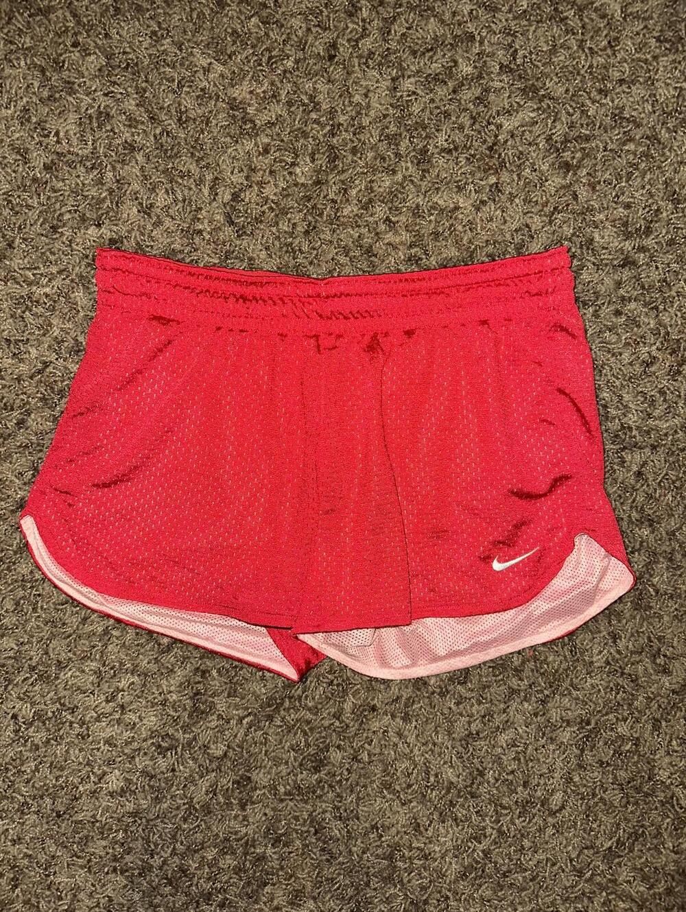 Nike Women’s Hero Mesh Training Red Shorts